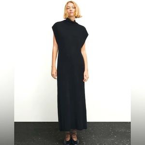 NWT Massimo Dutti long knit dress with mock turtle neck
